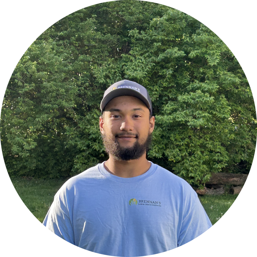 Lawrence Calhoun, founder of Brennan's Lawn Care